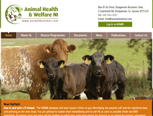 Tablet Screenshot of animalhealthni.com